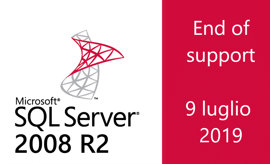 Fine del supporto per SQL Server 2008 R2